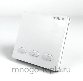 Терморегулятор комнатный Zeissler M9.616, встроенный датчик, для теплого пола - №1