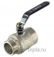 Кран шаровый 1/2" ГШ TIM (DE1201X) никелированный усиленный прямой - рычаг - №2