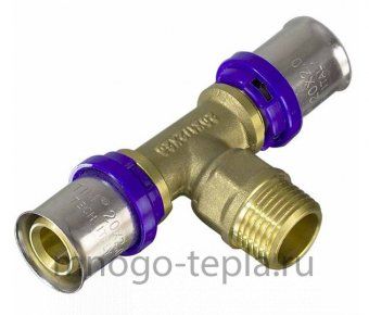 Пресс - тройник штуцер 20 х 3/4" НР х 20 TIM F-T2003M - №1