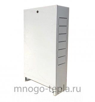 Шкаф коллекторный наружный глубокий 6-7 выходов ШРНГ-2 (652*150*557) - №1