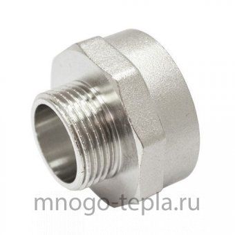Переходник ½" х ¼"  В-Н никелированный - №1