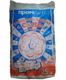 Таблетированная соль ПРОМСАЛТ, 25 кг - №1