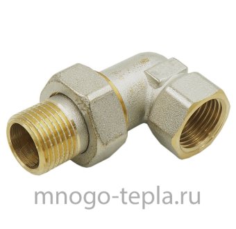 Соединитель угловой 1¼" (американка) никелированный - №1