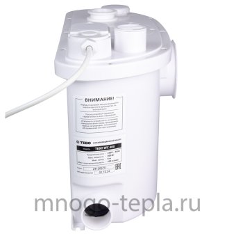 Канализационный насос с измельчителем для унитаза TEBO WC 400, до 6 метров, до 100 л/мин - №1