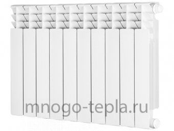 Радиатор биметаллический с нижним подключением Radena VC500 x10 секций - №1