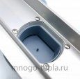 Трап для душа с горизонтальным выпуском свободного вращения Zeissler BAD538002, размер 800 x 70мм, защита от запаха (сухой + гидрозатвор) - №7