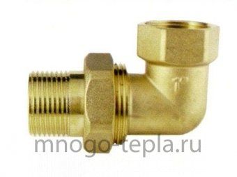 Угловая американка ВР/НР 3/4, латунь (Ду 20) - №1