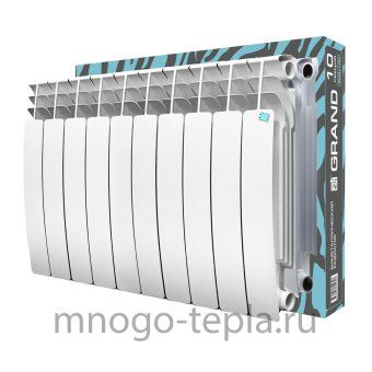 Биметаллический радиатор отопления STI Bimetal GRAND 500/100, 10 секций, на площадь до 18.1 м2, тепловая мощность 1810 Вт - №1