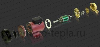 Насос повышения давления TIM AM-WP15GR-10A (1/2"), напор до 10м, производительность до 20л/мин - №1