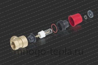 Предохранительный клапан 1/2" ВР TIM BL22FF-K-1.5 (1.5 бар) красный - №1