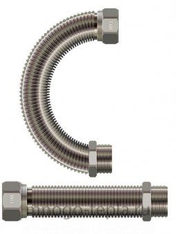 Сильфонная подводка для воды TiM 1/2" г/ш (6,5-12,5 см) - №1