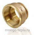 Муфта латунная 2 х 3/4 вр/вр (Ду 50 х 20), переходная - №3