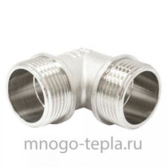 Угольник 3/4" Н-Н никелированный латунный - №1
