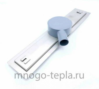 Трап для душа с горизонтальным выпуском свободного вращения Zeissler BAD538002, размер 800 x 70мм, защита от запаха (сухой + гидрозатвор) - №1