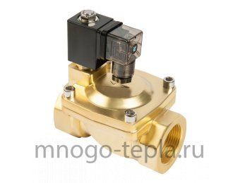 Электромагнитный клапан для воды UNIPUMP BOX-32 1.25", нормально открытый, 220В - №1