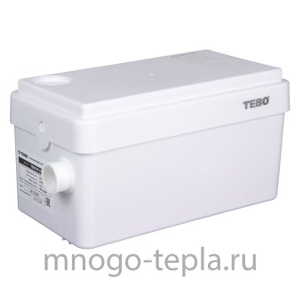 Канализационный насос для душа и раковины TEBO W 250, до 5 метров, до 80 л/мин, без измельчителя - №1