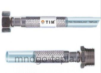 Гибкая подводка c PEX трубкой TiM 1/2 г/ш 50 см - №1